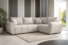 Narożnik Dora L Plus – Beżowy