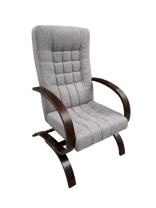 FOTEL FINKA PIK TWIST 18 SREBRNY-SZARY