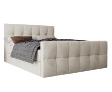 Łóżko kontynentalne Settlio Podwójne – Beżowy