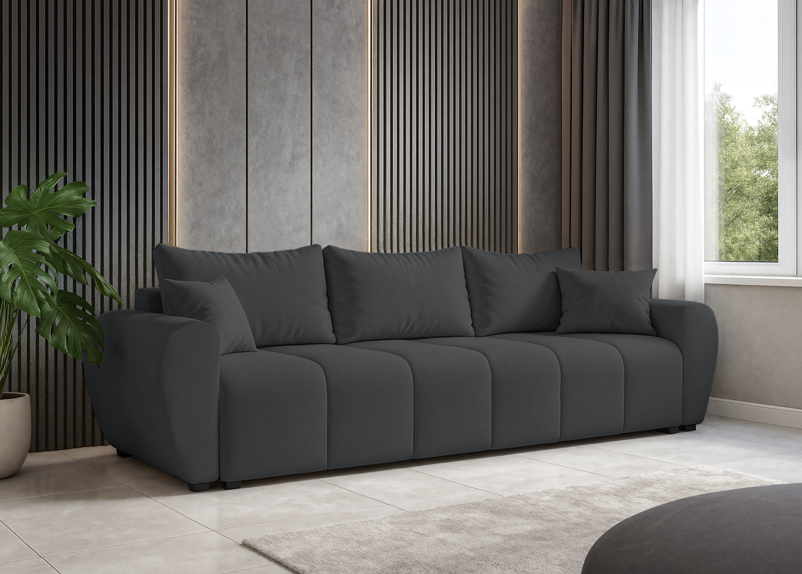 Sofa Dora ciemnoszary – Meble Cezara