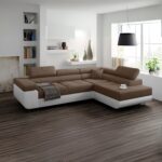 NAROŻNIK L HELEN INARI 26+BIAŁA ECO SKÓRA