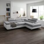 NAROŻNIK L HELEN INARI 91+ BIAŁA ECO SKÓRA