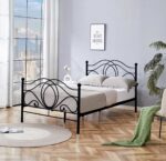 ŁÓŻKO METALOWE 120X200 CZARNE LM3-FX