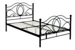 ŁÓŻKO METALOWE 120X200 CZARNE LM3-FX